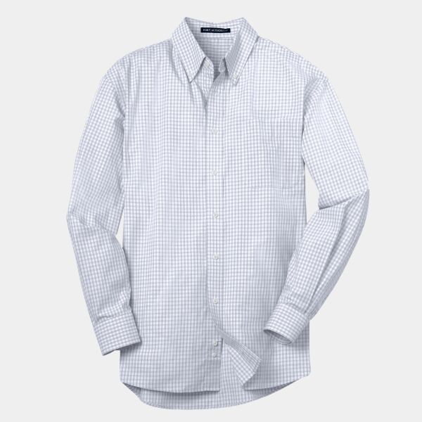 Plaid Pattern Easy Care Shirt Thumbnail