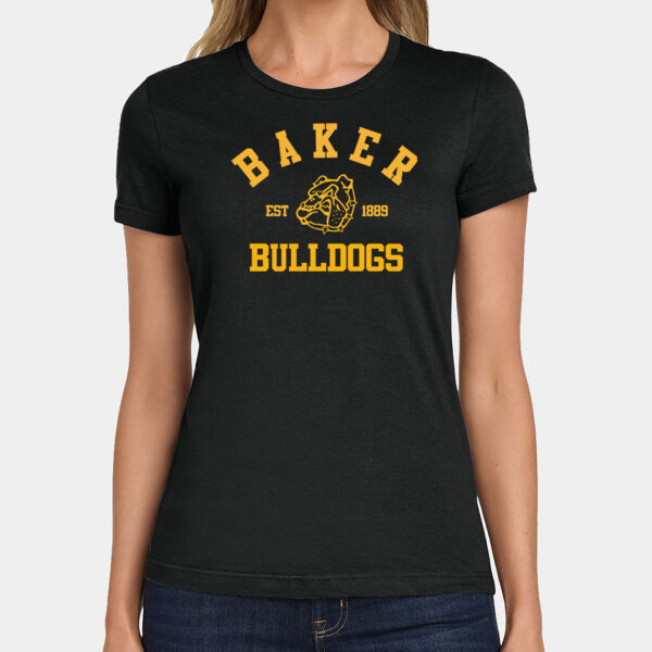 Baker Bulldogs Ladies Softstyle T-shirt Thumbnail