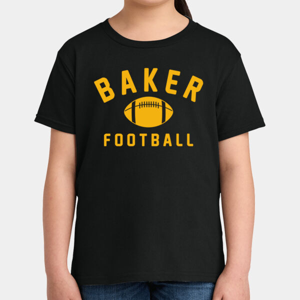Baker Football Youth Softstyle T-shirt Thumbnail