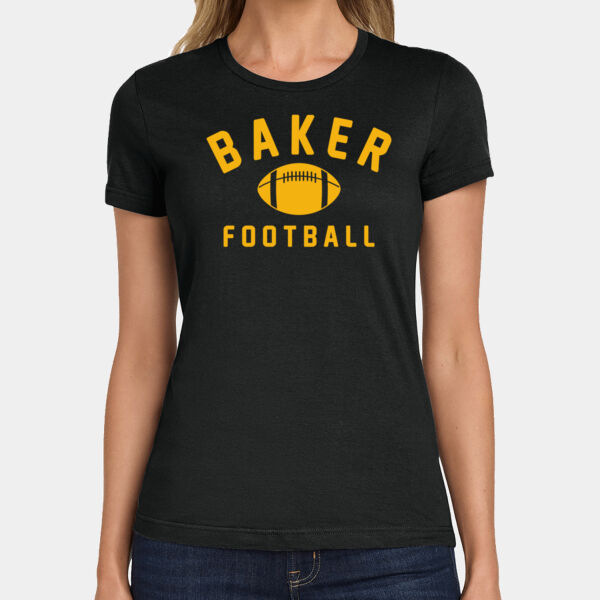 Baker Football Ladies Softstyle T-shirt Thumbnail