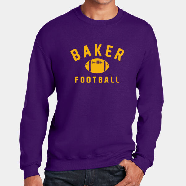 Baker Football Crew Neck Sweatshirt Thumbnail