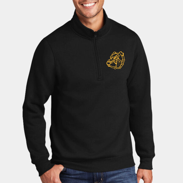 Bulldog Fleece 1/4-Zip Pullover Sweatshirt Thumbnail